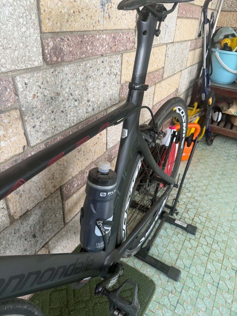 Cannondale "SLICE" Full Carbon Frame (Category: Bicycles) located in Cebu City. Submitted by romeeey (Listing ID 1462138297, Image 3). Description: Cannondale "SLICE" Full Carbon Frame Size 51 Small • Front and Rear Derailleurs Ultegra R8000 • Brake Ultegra R8000 • Cogs 11-32 Ultegra R8000 • Crankset 39-53 FSA • Cockpit Vision Ultegra Shifter 2X11 • Aerobar Profile Design with 40mm Riser • Wheel-set Mavic Cosmic Sls 50mm depth Freebies (All Legit