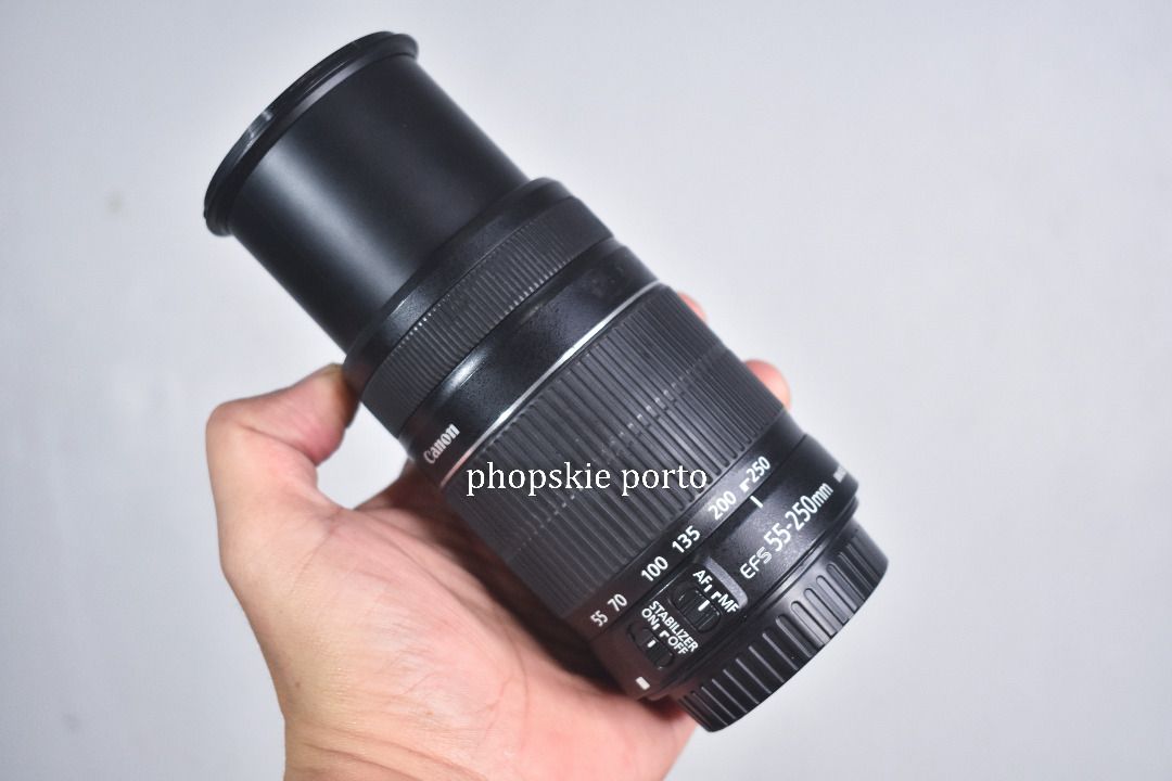 Canon EF-S 55-250mm IS version 2 zoom lens (Category: Lens & Kits) located in Cabuyao City. Submitted by phopskie.porto (Listing ID 1462049686, Image 1). Description: For sale pre-loved Canon EF-S 55-250mm IS version 2 zoom lens Comes with rear cap only PhP 5,500.00 Kindly send DM/PM if you have other questions or txt/call lang kayo. Globe +63927 650 2844 Dito +63924-338-02289 For all your pre-loved gadgets needs DSLR, CAMERA, MIRRORLESS, GOPRO G