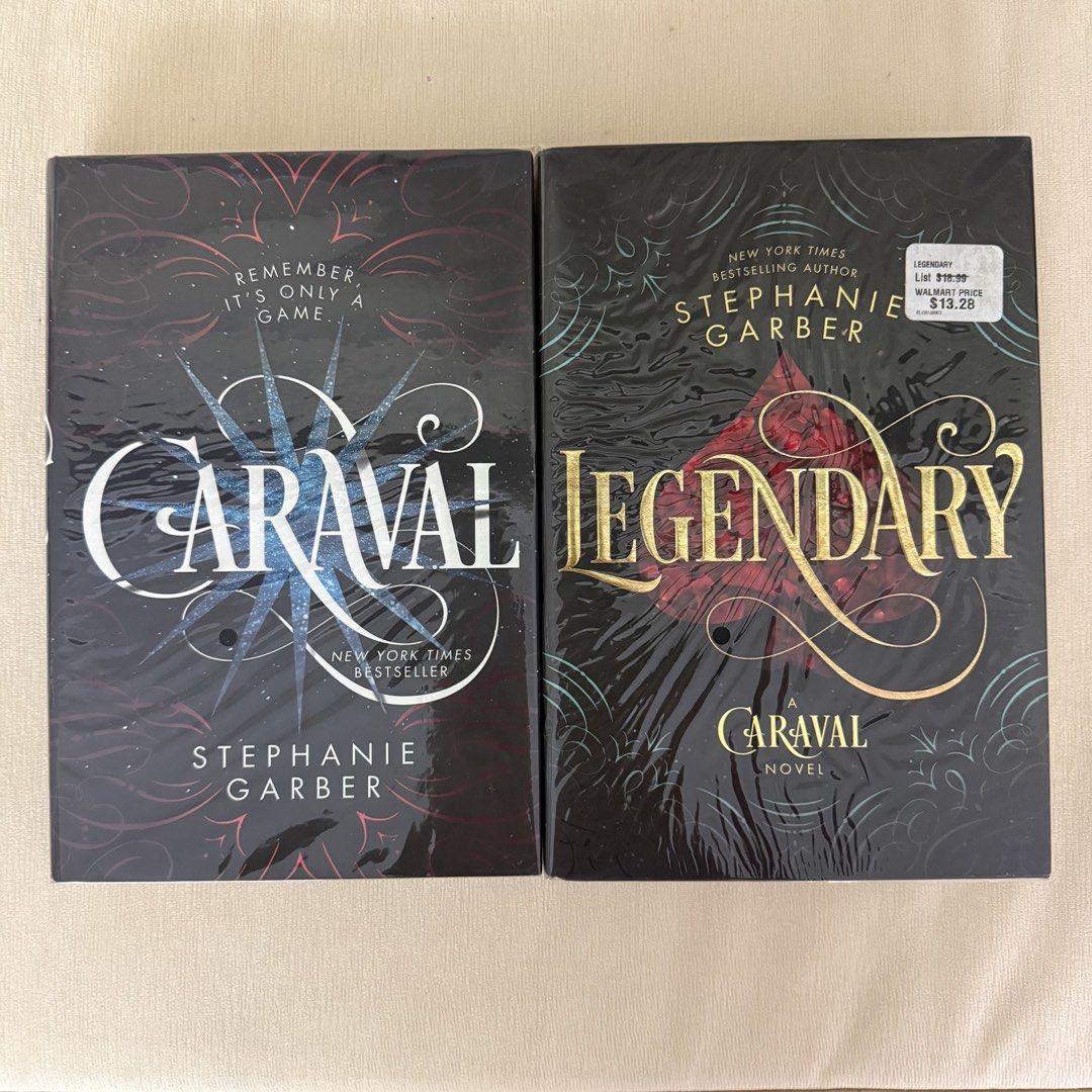 Caraval & Legendary (Hardcover) by Stephanie Garber (Category: Storybooks) located in Antipolo. Submitted by itskathrynn (Listing ID 1462094579, Image 1). Description: loc: antipolo rizal (near SM Cherry Antipolo) mod: j&t, lalamove mop: gcash, bpi first to send an offer and pay gets the item condition: caraval is remaindered wrapped in OPP plastic and plastic cover (removable).