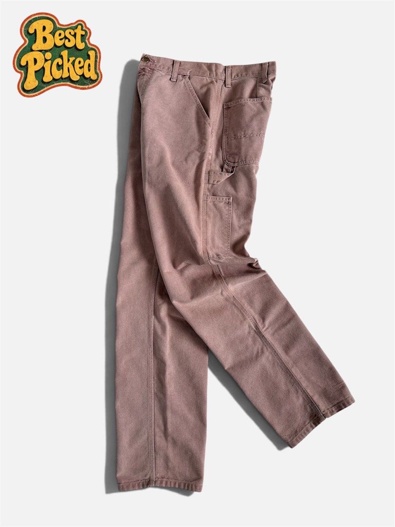 Carhartt wip carpenter pants pink (Category: Jeans) located in Cebu City. Submitted by bestpicked (Listing ID 1462092265, Image 3). Description: Authentic Excellent Condition Size 29 on tag Waistline 29-30 Length 42.5 No issue Location- Guadalupe Cebu.