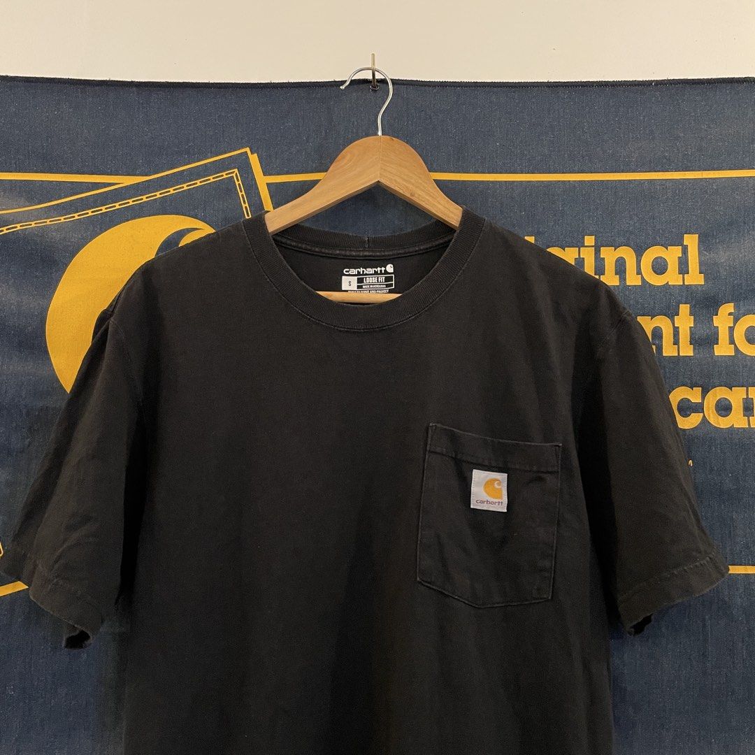 Carhartt K87 - Black (Category: Tshirts & Polo Shirts ) located in Goa. Submitted by jackedstuff (Listing ID 1462061318, Image 2). Description: No issues Color rate: 9/10 Small on tag 29 length 21 width .