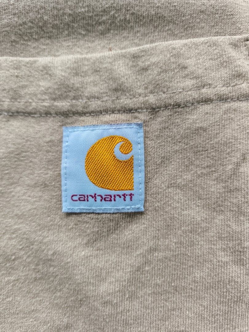 Carhartt k87 desert XL (authentic) (Category: Tshirts & Polo Shirts ) located in La Trinidad. Submitted by lookingforpalm (Listing ID 1462216578, Image 3). Description: Style: K87 Loose Fit Heavyweight Pocket Tee Color: Desert (DES) Size: Men's XL (Loose Fit runs spacious) Material: 100% Cotton Condition: Pre-owned, excellent condition with light natural wear and no major flaws. 26x32.5.