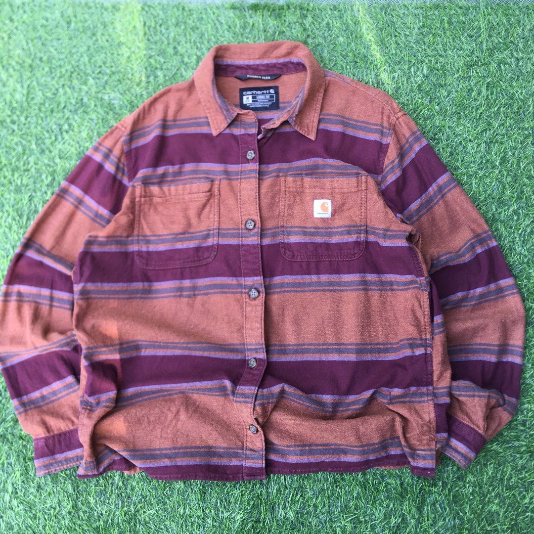 CARHARTT LONG SLEEVE FLANNEL BUTTON DOWN (Category: Tshirts & Polo Shirts ) located in Mariveles. Submitted by thrift.to.brand_ (Listing ID 1462221523, Image 1). Description: ₱499 PLUS SHIPPING FEE ( SF WILL BE SHOULDERED BY THE BUYER) NO LAST PRICE ISSUE ON THE LAST PICTURE BARELY NOTICEABLE STILL GOOD LOOKING M ON TAG LENGTH 25 WIDTH 22 CHECK ALL DETAILS MOP: GCASH ONLY PAYMENT FIRST NO COD MOD: J&T Authentic Carhartt flannel button down shirt 