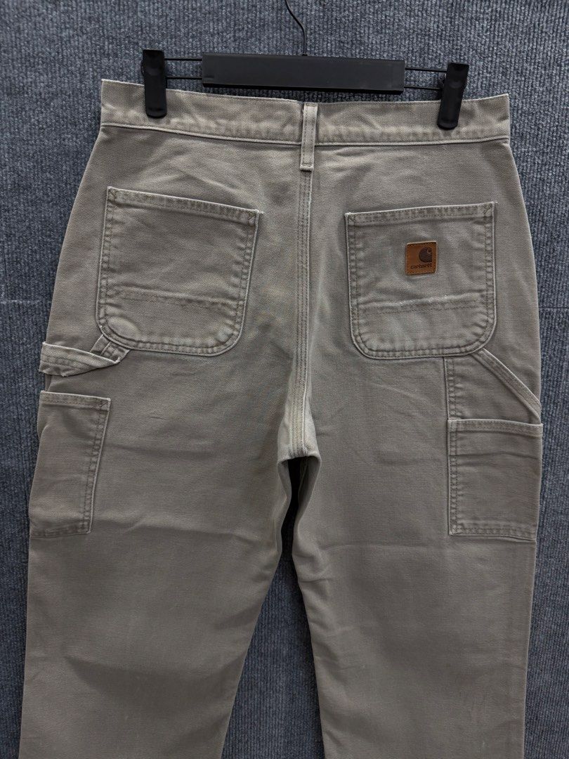 Carhartt Work Pants Tan Carpenter Utility Style (Category: Activewear) located in Marikina City. Submitted by grindmanila (Listing ID 1462112596, Image 2). Description: MENS SMALL FITS✔️ 28 - 30 WAISTLINE 35 LENGTH 10 HEM EXCELLENT✅ ISSUE CUT YUNG LAYLAYAN✅.