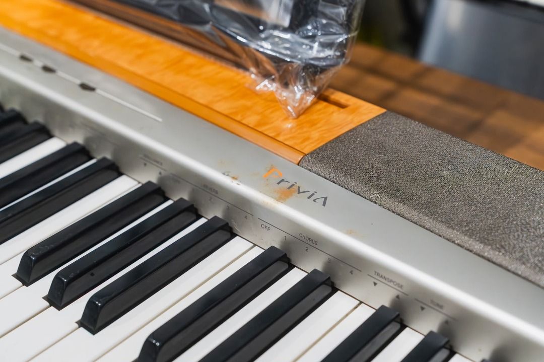 Casio Privia PX-120 88-Key Hammer Weighted Digital Piano (Category: Musical Instruments) located in Manila. Submitted by risaikurukeyboardpianoorgan (Listing ID 1462140607, Image 3). Description: 🎹 Casio Privia PX-120 88-Key Hammer Weighted Digital Piano – ₱18,500 ONLY! Full 88 keys + realistic weighted piano feel! 🎶 Sulit for beginners, students, or pianists looking for a solid digital piano for everyday practice. 🔴 88 Hammer Weighted Keys + 