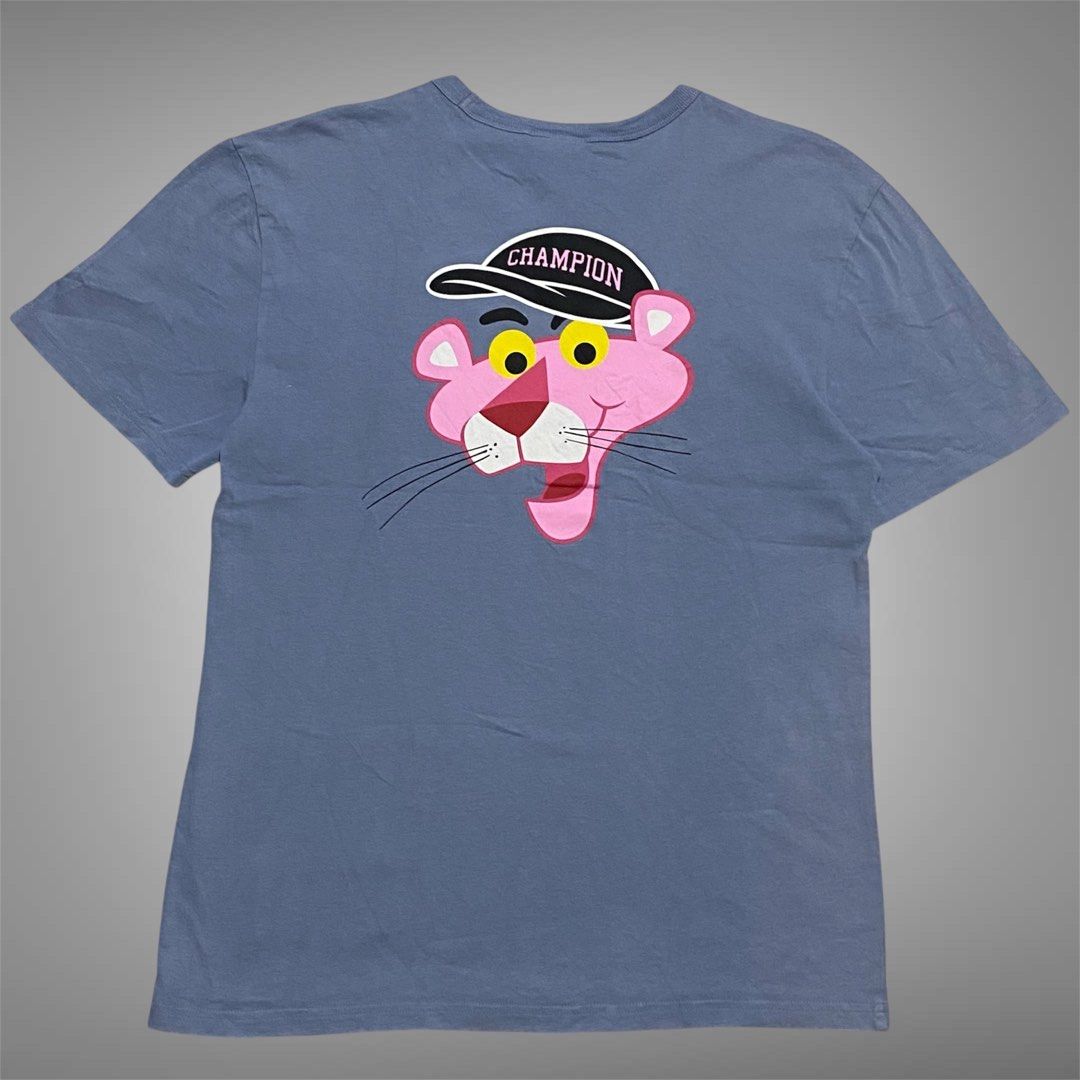 Champion x Panthers (Category: Tshirts & Polo Shirts ) located in Mabalacat. Submitted by stellargarments (Listing ID 1462071537, Image 2). Description: L - 26 W - 20 Condition -9/10 Smooth tela Buong buo logos With patch logo Complete tags Smooth on skin fabric Medjo lukot po need wash fresh from bale Color may vary due to lighting.