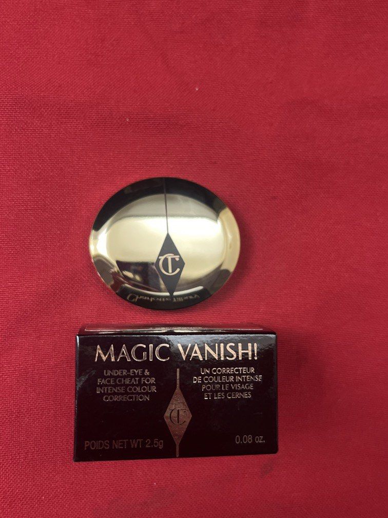 CHARLOTTE TILBURY MAGIC VANISH UNDER EYE FACE CHEAT CORRECTION (Category: Makeup) located in Manila. Submitted by luxeclassyshop (Listing ID 1462107263, Image 1). Description: CHARLOTTE TILBURY MAGIC VANISH UNDER EYE FACE CHEAT CORRECTION Shade available 4deep .
