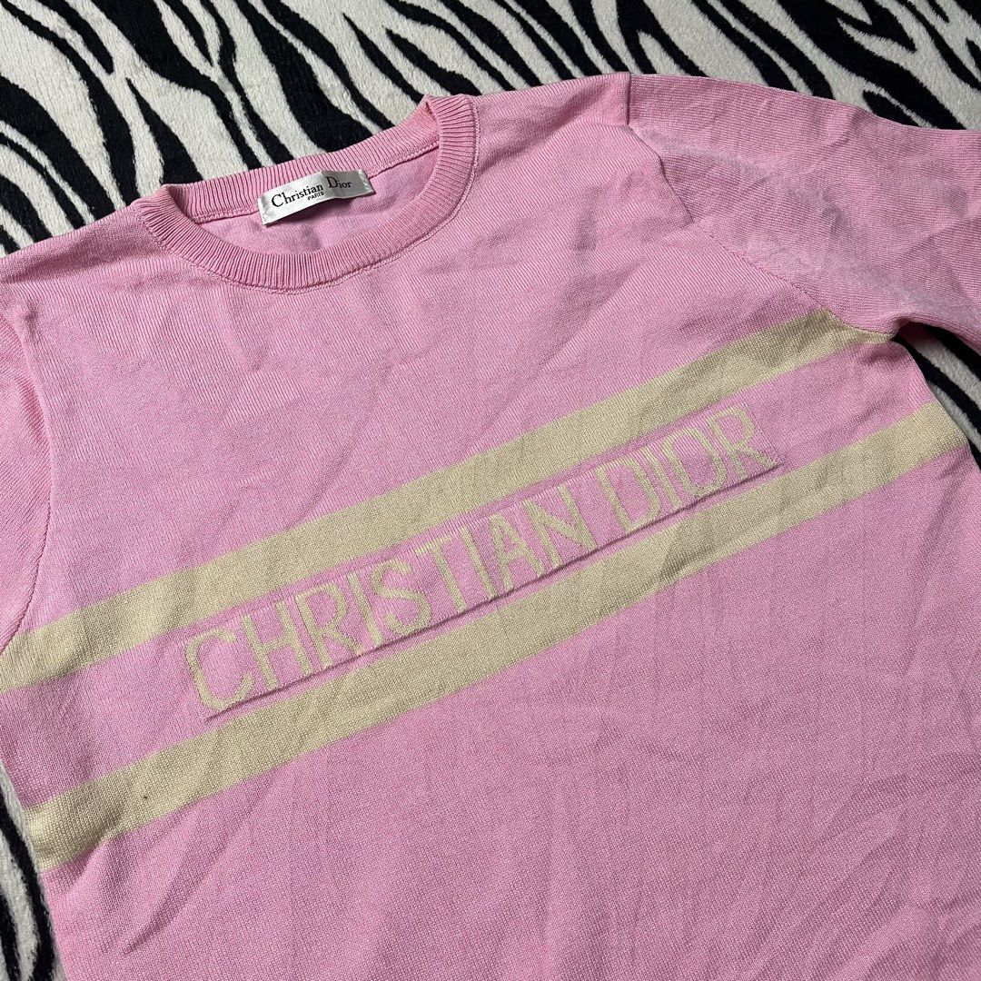 Christian dior script tshirt (Category: Shirts) located in Manila. Submitted by royaldripmanila (Listing ID 1462211420, Image 3). Description: No issue W18.5 L22.