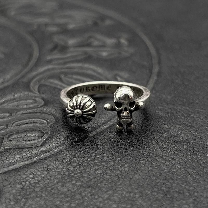 Chrome Hearts Baby Bone Ring Silver (Category: Rings) located in Caloocan City. Submitted by freemountain-814cc6 (Listing ID 1462132583, Image 1). Description: - Authentic Chrome Hearts Baby Bone Ring - Crafted from high-quality Silver - Iconic skull and floral motif - Open ring design for adjustable sizing - Perfect statement piece for your jewelry collection - Please check photos for detailed condition.