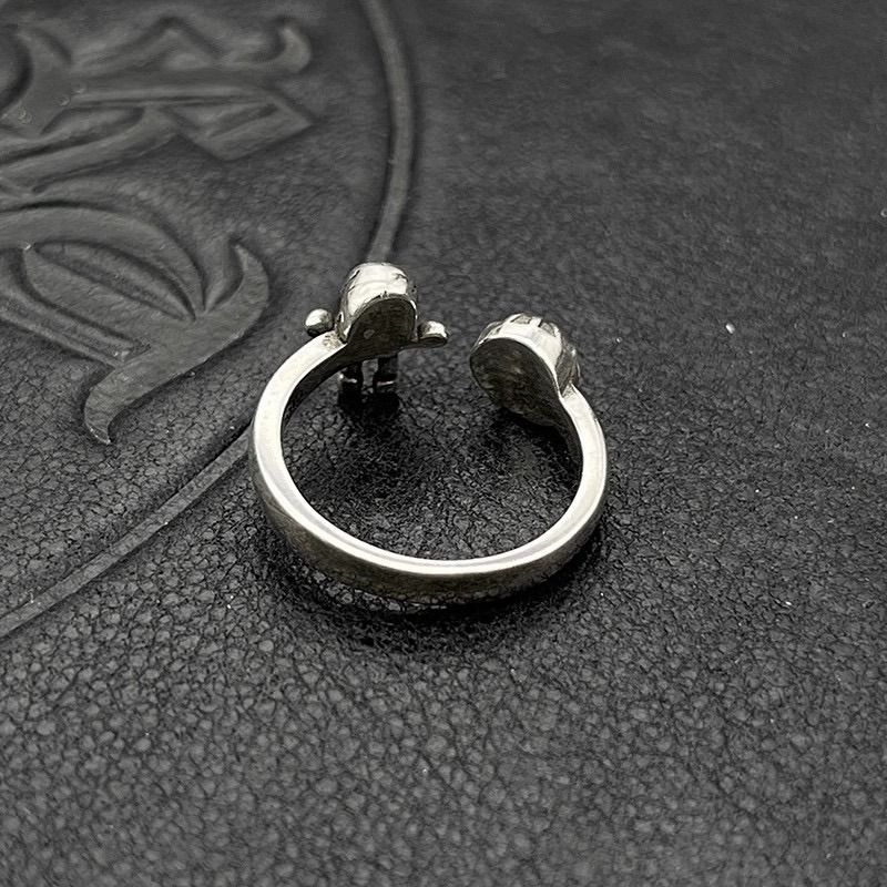 Chrome Hearts Baby Bone Ring Silver (Category: Rings) located in Caloocan City. Submitted by freemountain-814cc6 (Listing ID 1462132583, Image 3). Description: - Authentic Chrome Hearts Baby Bone Ring - Crafted from high-quality Silver - Iconic skull and floral motif - Open ring design for adjustable sizing - Perfect statement piece for your jewelry collection - Please check photos for detailed condition.