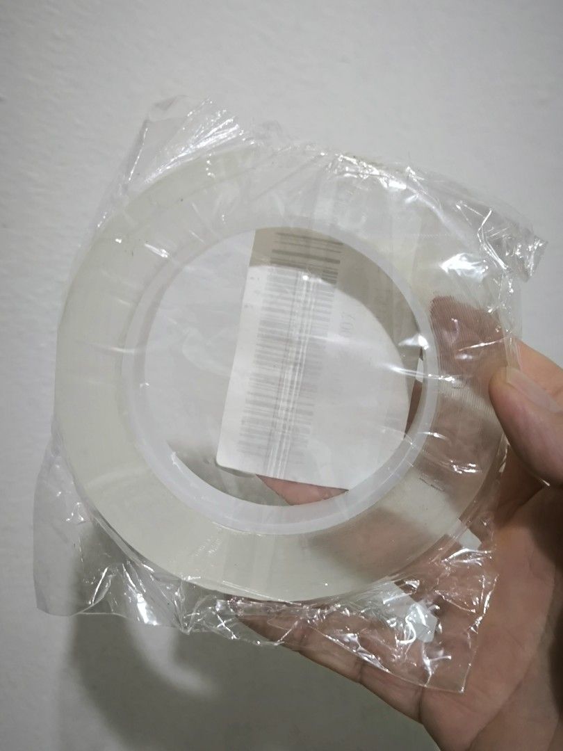 Clear Double-Sided Tape Roll (Category: Stationery & School Supplies) located in Angeles City. Submitted by yellowbrickstore (Listing ID 1462067278, Image 2). Description: - Strong adhesive tape - Transparent and reusable - Ideal for home or office - Approximately 2cm wide - Comes in a convenient roll - Easy to cut and apply.