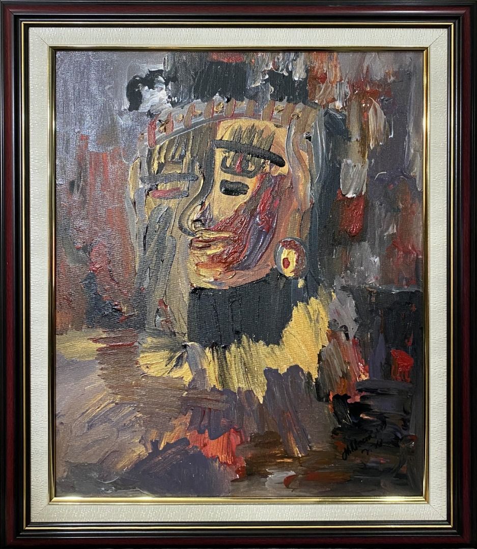 Cleopatra, Anguish and Devastation - Madonna Bacorro (Category: Art & Prints) located in Taguig. Submitted by drybrushgallery (Listing ID 1462066484, Image 2). Description: Cleopatra, Anguish and Devastation Madonna Bacorro, 2026 Mixed Media on Canvas Artwork Dimension: 20" x 16" with Certificate of Authenticity PM FOR INQUIRY 0917 565 2917 .