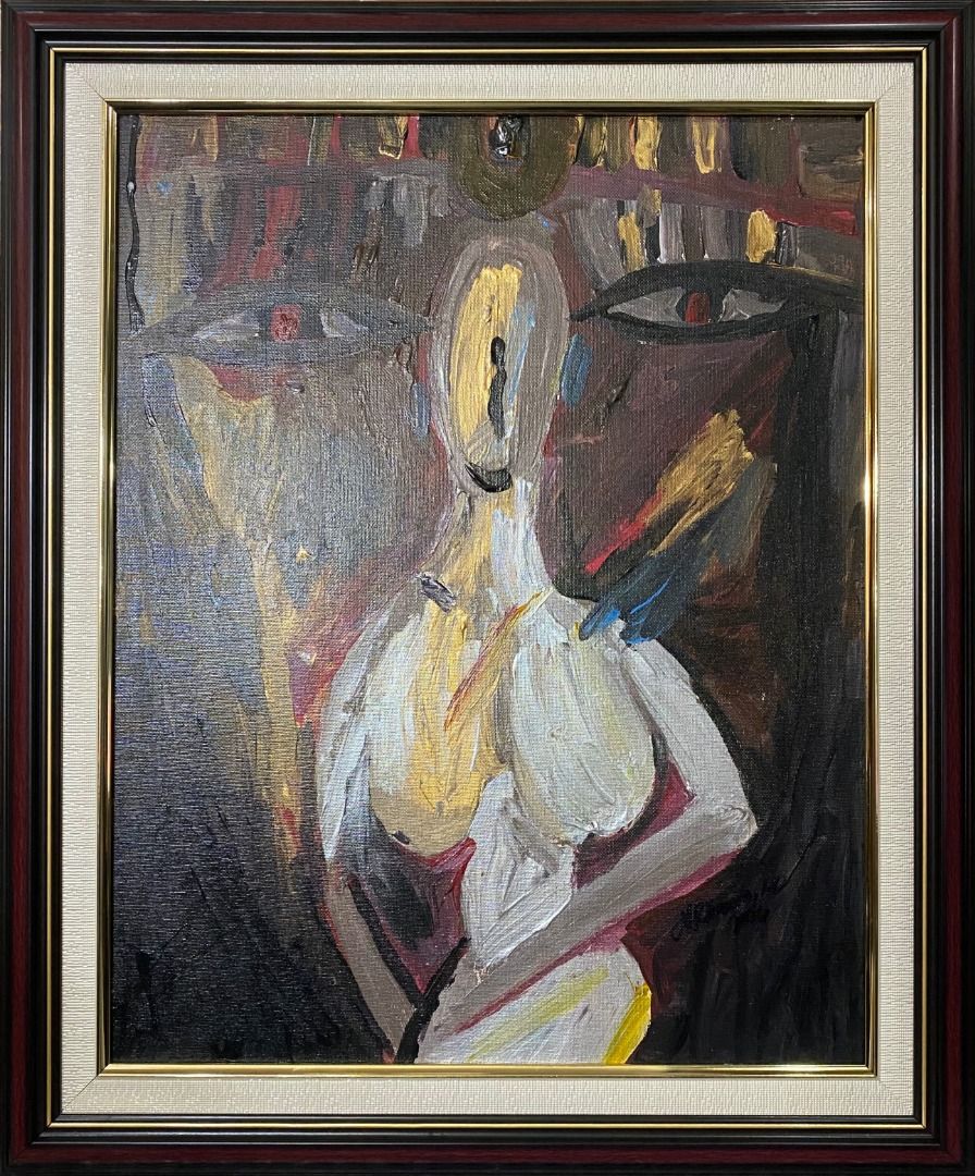 Cleopatra: Disillusionment - Madonna Bacorro (Category: Art & Prints) located in Taguig. Submitted by drybrushgallery (Listing ID 1462051231, Image 2). Description: Cleopatra: Disillusionment Madonna Bacorro, 2026 Mixed Media on Canvas Artwork Dimension: 20" x 16" with Certificate of Authenticity PM FOR INQUIRY 0917 565 2917 .