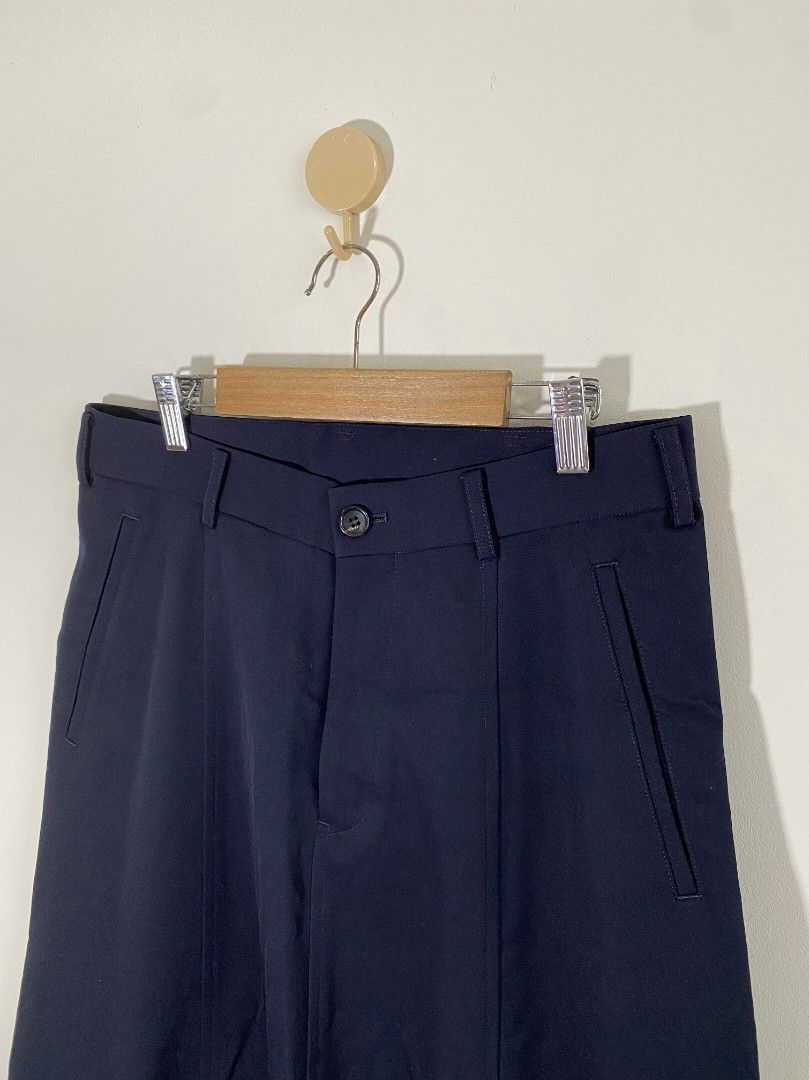 Comme Des Garcons 🇯🇵 Sarouel Wool Pants (Category: Trousers) located in Abucay. Submitted by jamesnike21 (Listing ID 1462130972, Image 3). Description: 📌Comme Des Garcons Harem Pants 📌like new condition 📌size xs on tag 📌waist 30' 📌length 33' 📌leghole 6 1/2' 📌rise 24' 📌Slightly wrinkled due to storage 👍 📌The color of the product may differ from actual color depending on the type, condition of the display, surrounding light and other fa