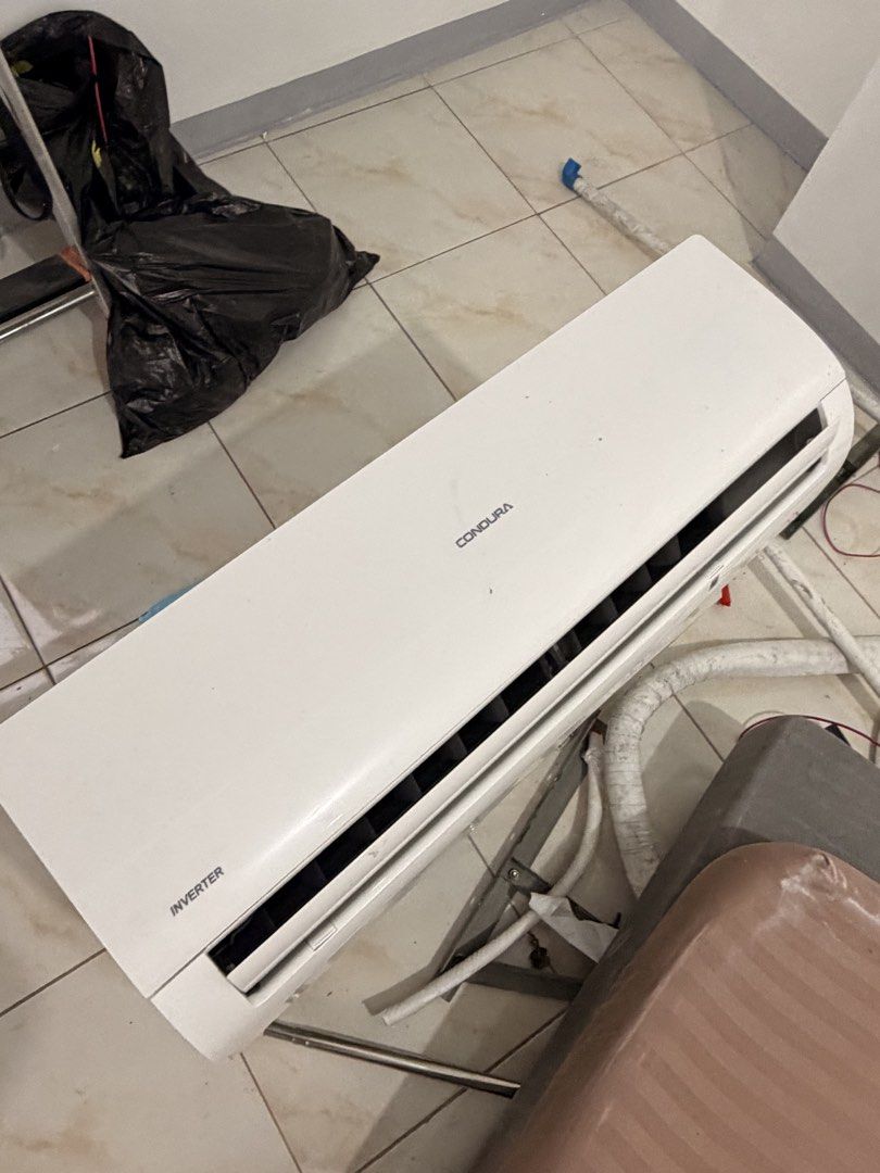 Condura Split Type Inverter 1.5HP (Category: Air Conditioning and Heating) located in Manila. Submitted by dreibismonte (Listing ID 1462212977, Image 2). Description: FOR SALE!! Condura Split Type 1.5HP Inverter Rfs: nagrerent lang po and uwi na sa province. 1 year & 6 months nagamit Originally bought for 33k Selling for 20k only but still negotiable I can do free shipping or delivered it through your door.
