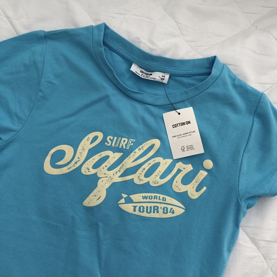 Cotton On Teal Surf Shirt (Category: Shirts) located in Davao. Submitted by aug_amari (Listing ID 1462049001, Image 2). Description: size XS stretch comfy .