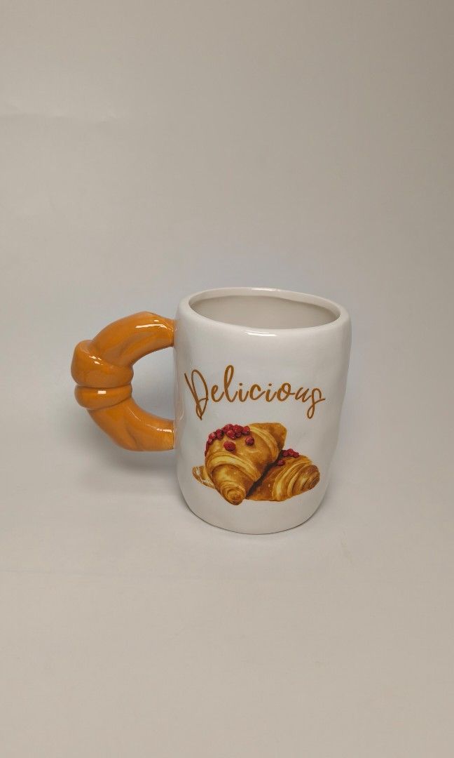 croissant mug (Category: Coffee & Tea Tableware) located in Cavite. Submitted by phtmt (Listing ID 1462195311, Image 1). Description: These are factory pull-out items, so minor imperfections or flaws may be present. Please manage your expectations..