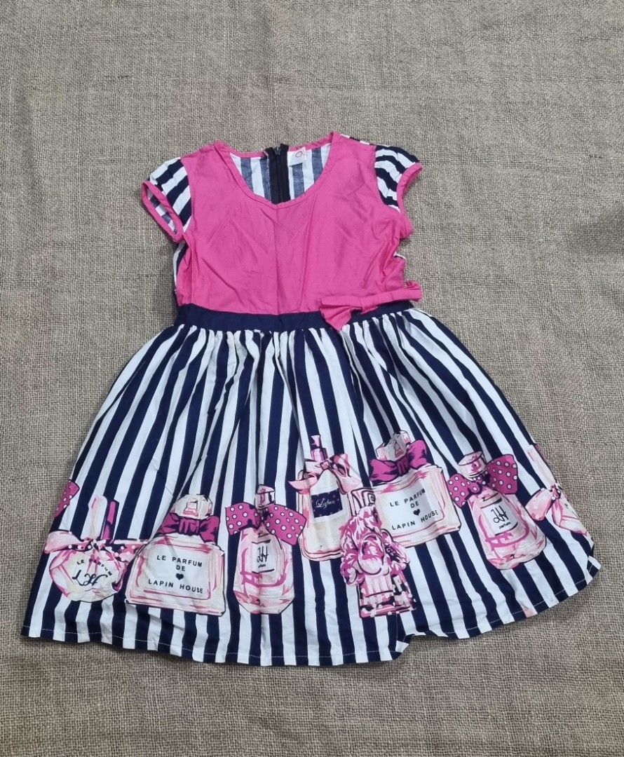 Cute Ones dress (Category: Babies & Kids Fashion) located in San Jose del Monte. Submitted by angelsnest (Listing ID 1462085425, Image 1). Description: fits 8y not stretchable with white inner lining with zipper and self-tie ribbon at its back rfs: outgrown Gcash,Maya,bank transfer.