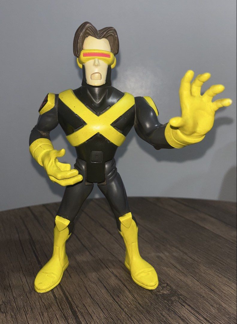 Cyclops Marvel X-men Evolution 9 inch Figure Rare (Category: Figurines & Statues) located in Quezon City. Submitted by dardsa (Listing ID 1462065750, Image 3). Description: WYSIWYG Rare Collector’s Item From X-men Evolution Series Figure has paints chips, faded paint, scratches, not in mint condition as seen in pictures provided Joints are ok and it can firmly stand.