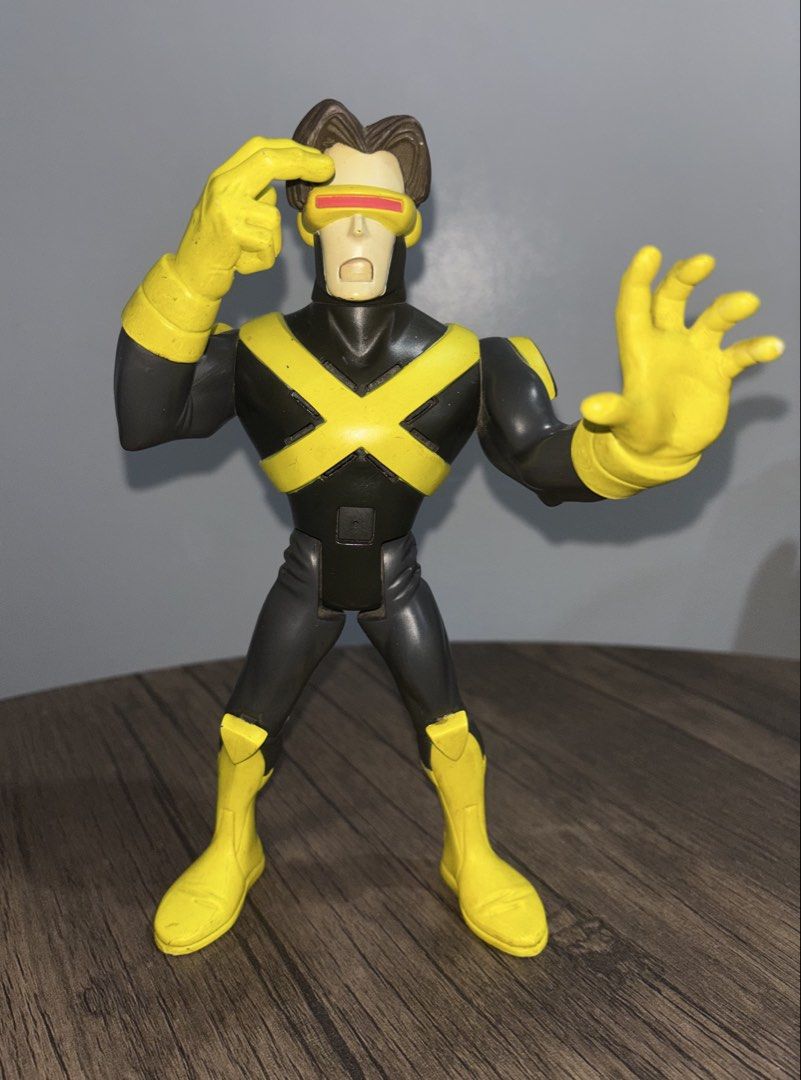 Cyclops Marvel X-men Evolution 9 inch Figure Rare (Category: Figurines & Statues) located in Quezon City. Submitted by dardsa (Listing ID 1462065750, Image 2). Description: WYSIWYG Rare Collector’s Item From X-men Evolution Series Figure has paints chips, faded paint, scratches, not in mint condition as seen in pictures provided Joints are ok and it can firmly stand.