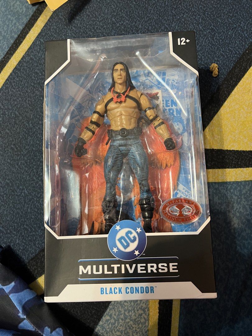 DC Multiverse Black Condor Platinum Edition Action Figure (Category: Figurines & Statues) located in Sariaya. Submitted by IvanYuri07 (Listing ID 1462088181, Image 1). Description: - McFarlane Toys DC Multiverse Black Condor Action Figure -Platinum Edition -Brand New, Still in Original Packaging -Ideal for DC Collectors -Recommended Age: 12+.