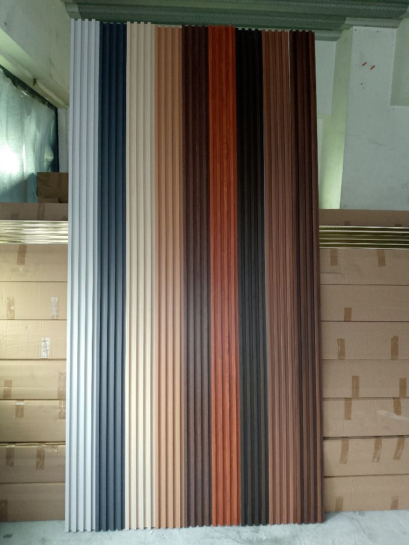 Decorative Wall Panels - Various Wood-Look Colors (Category: Wall Decor) located in Caloocan City. Submitted by freeriver.85aef3 (Listing ID 1462078119, Image 1). Description: - Elevate your space with beautiful wood-look decorative wall panels. - Available in a wide range of colors: light grey, dark grey, beige, light brown, medium brown, reddish-brown, black, and dark brown. - Ideal for creating stunning accent walls or adding unique texture to