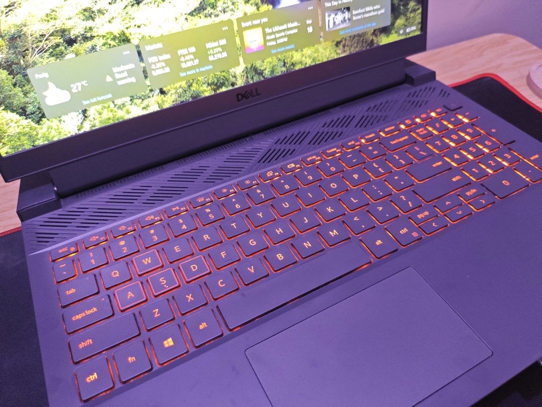 Dell G15 Gaming Laptop RTX 3050 (Category: Laptops & Notebooks) located in Manila. Submitted by eloria (Listing ID 1462132272, Image 3). Description: DELL G15 5511 I7 - 11800H 24GB RAM - UPGRADED RTX 3050 4GB (95 watts Highest) 1TB SSD NVME Ps: Upgraded into THERMAL GRIZZLY. FOR BETTER COLLING SYSTEM. INCLUSION: Original Charger. Cooler worth 2k Basic Key Board and Mouse Laptop Bag.
