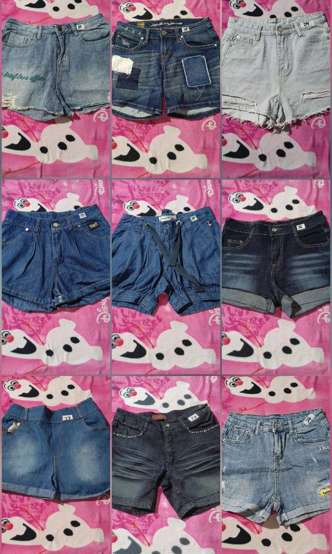 Denim short (Category: Shorts) located in General Mariano Alvarez. Submitted by jydrift (Listing ID 1462131220, Image 2). Description: Open for bundle/retail 40each 10pcs- 250pesos 20pcs - 500pesos Sizes; 25-31.