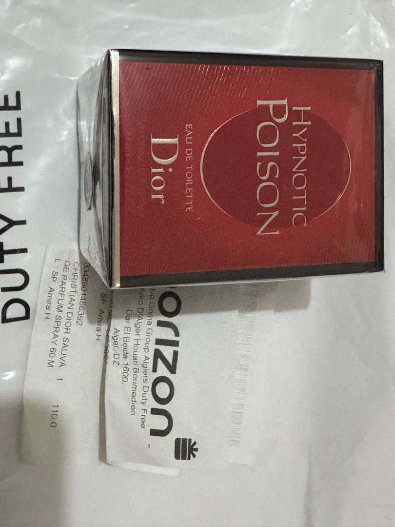 Dior Hypnotic Poison Eau de Toilette 50ml (Category: Fragrance & Deodorants) located in Manila. Submitted by krisselgee (Listing ID 1462184212, Image 2). Description: - Authentic Dior Hypnotic Poison Eau de Toilette - 50ml spray bottle - Made in France - Brand new, still sealed in original box - Versatile scent suitable for all occasions.