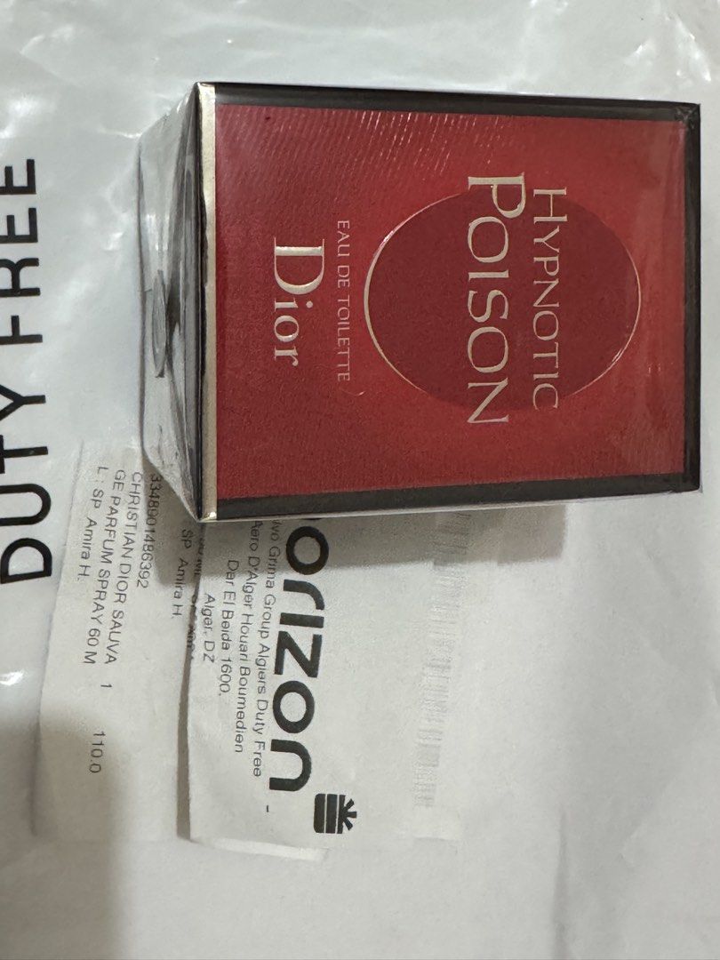Dior Hypnotic Poison Eau de Toilette 50ml (Category: Fragrance & Deodorants) located in Manila. Submitted by krisselgee (Listing ID 1462184212, Image 1). Description: - Authentic Dior Hypnotic Poison Eau de Toilette - 50ml spray bottle - Made in France - Brand new, still sealed in original box - Versatile scent suitable for all occasions.