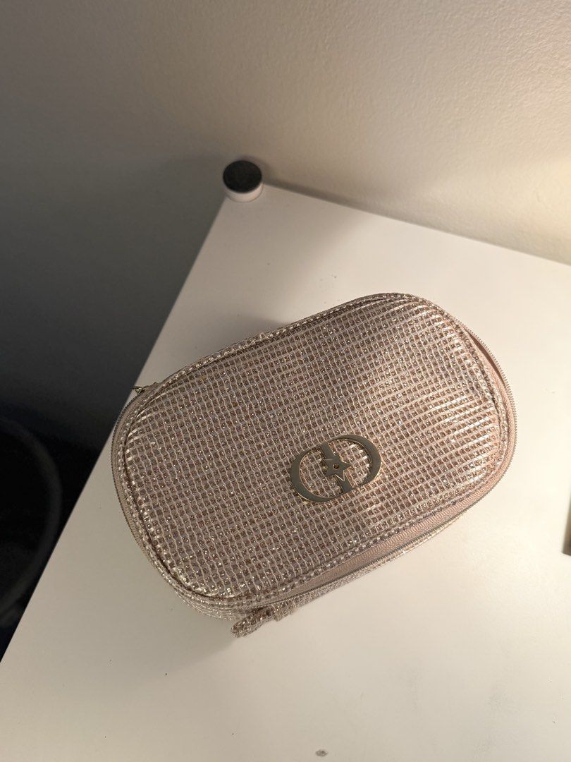 Dior Vanity Case / Makeup Pouch (Category: Luxury Bags & Wallets) located in Bacolod City. Submitted by sccoldbrew (Listing ID 1462190494, Image 2). Description: - need cleaning for makeup stains - used sparingly, please manage expectations - ordered from US Sephora.