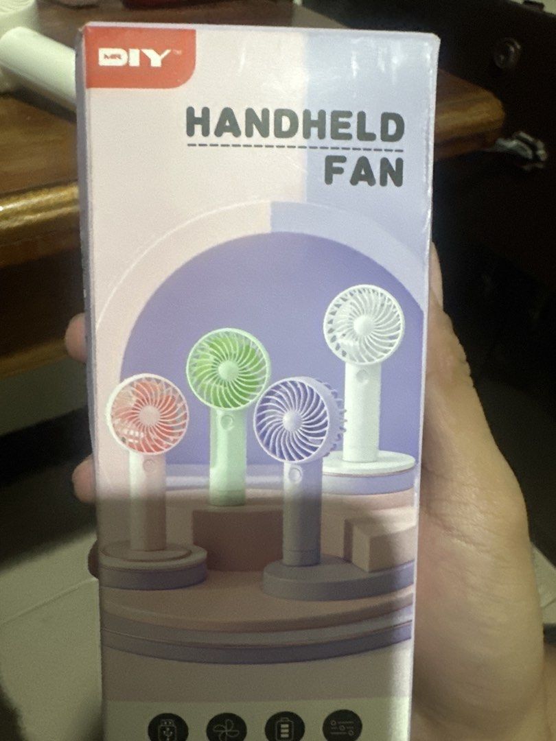 DIY Handheld Fan - Portable Mini Fan (Category: Fans) located in Manila. Submitted by mysticfox_80d6c7 (Listing ID 1462135406, Image 2). Description: - Portable handheld fan - Perfect for cooling down on the go - Easy to hold and operate - Comes in original packaging - Get yours today!.