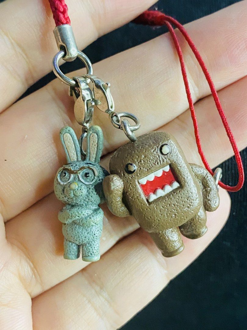 Domo Kun & Usajii strap charm (Category: Character Goods) located in Manila. Submitted by kawaii_omocha_est2020 (Listing ID 1462081255, Image 1). Description: ✅ Mine Now, Pay Now ✅ Please check all photos for complete details. ✅ Please manage your expectations, most items are preloved and not for those who are sensitive about condition. ✅ Actual color may vary due to lighting conditions. ✅ Due to limited reply quota, I will only entertain serious