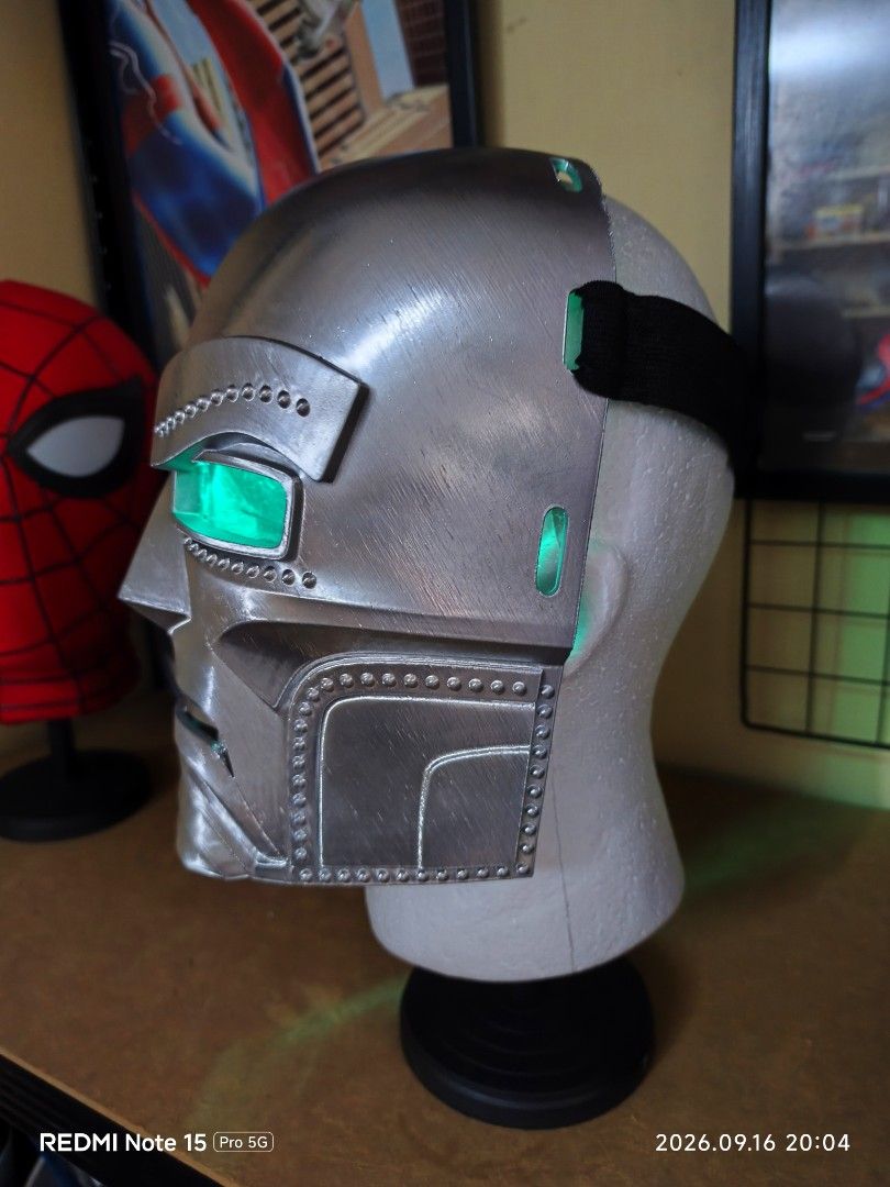 Doomsday Doctor Doom LED Mask Cosplay (Category: Western Merchandise) located in Valenzuela. Submitted by guitarsandcosplayph (Listing ID 1462178768, Image 2). Description: Doctor Doom LED Mask Cosplay 3D Printed Price 1600 Brand New One Size Fits All Garter Strap 👉Valenzuela Loc ko Lalamove or Pickup sa Place ko #doctordoommask #doctordoomcosplay.