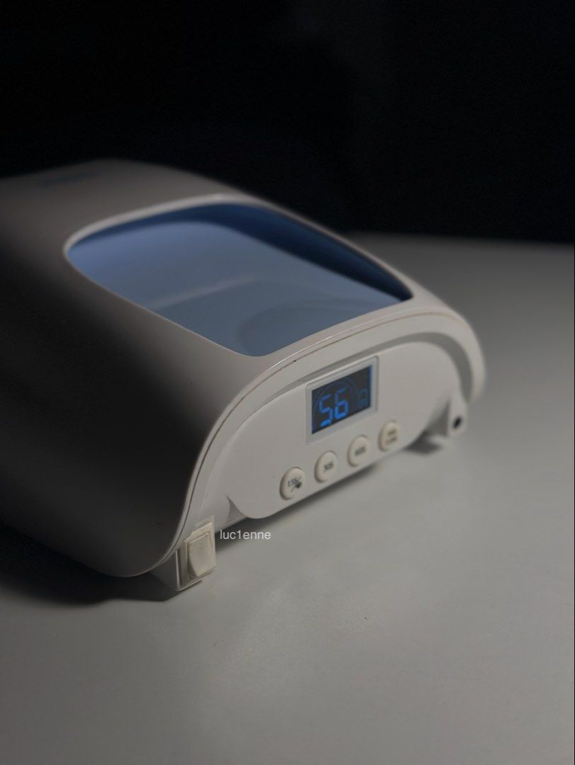 DOYADA Nail Lamp UV LED 128W (Category: Hands & Nails) located in Quezon City. Submitted by luc1enne (Listing ID 1462230843, Image 3). Description: negotiable ! 📍mandaluyong/makati • Bought in 2023 • Cures gel properly • All buttons + timer modes/secs and sensor are working • Comes with charger Condition: Some bulbs are dimmer, and some lights occasionally stay on even without activating the sensor. Despite this, it has no negative effect and st