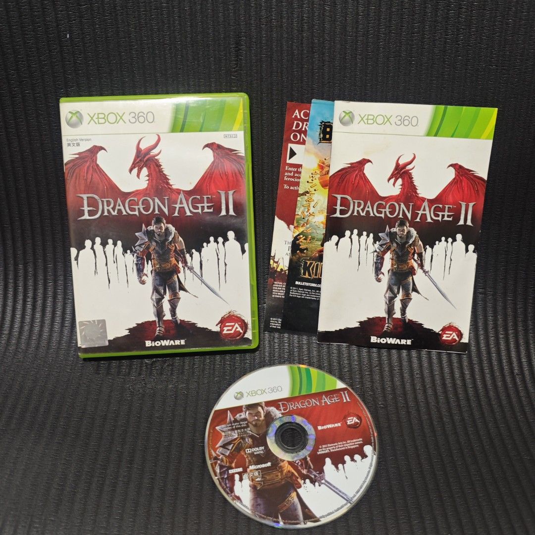 Dragon Age II Xbox 360 Game Preloved (Category: Xbox) located in Quezon City. Submitted by shopme_gadget30 (Listing ID 1462215393, Image 1). Description: kindly read the details first for sale fixed price good condition tested and working with Case and disc game with manuals compatible to Xbox 360 asian Region Shoopppppeee —,✅ can check out pm for the linnnkkk (If shoopppee check out, price is higher because of shooppppeee deduction qc area meet 