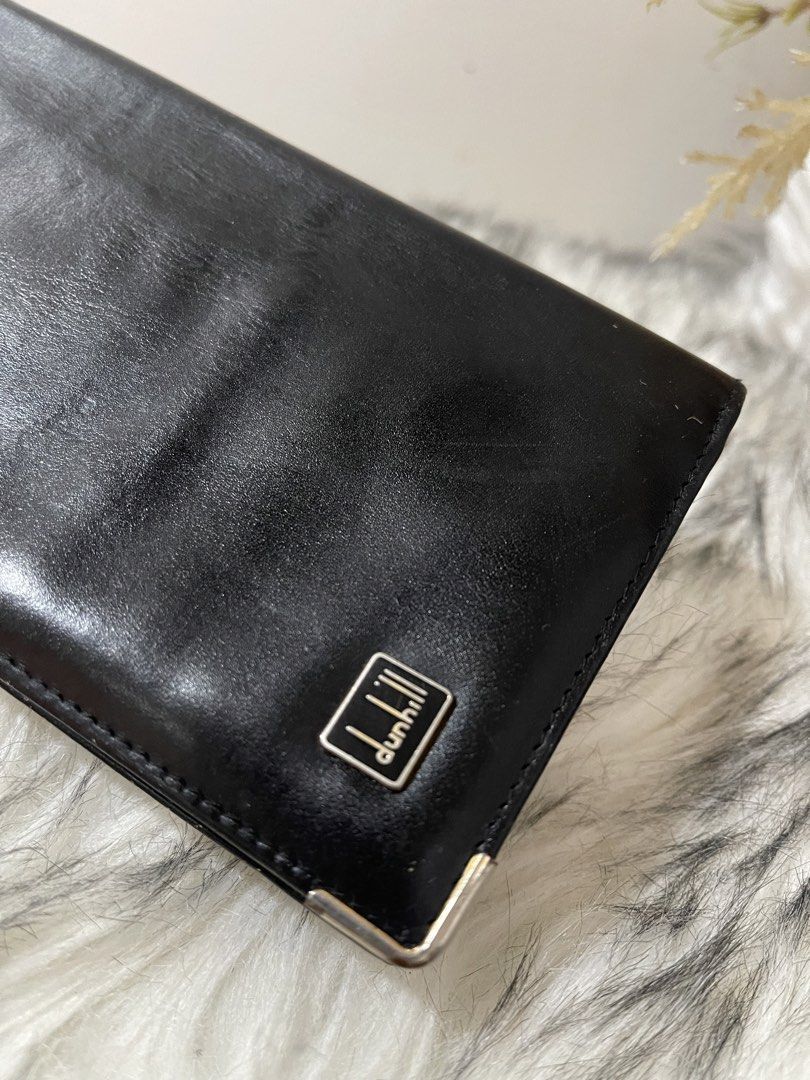 Dunhill Leather Bifold Wallet (Category: Wallets & Card Holders) located in Teresa. Submitted by savvyonbranded (Listing ID 1462137456, Image 3). Description: 3.6 x 7.2 inches .
