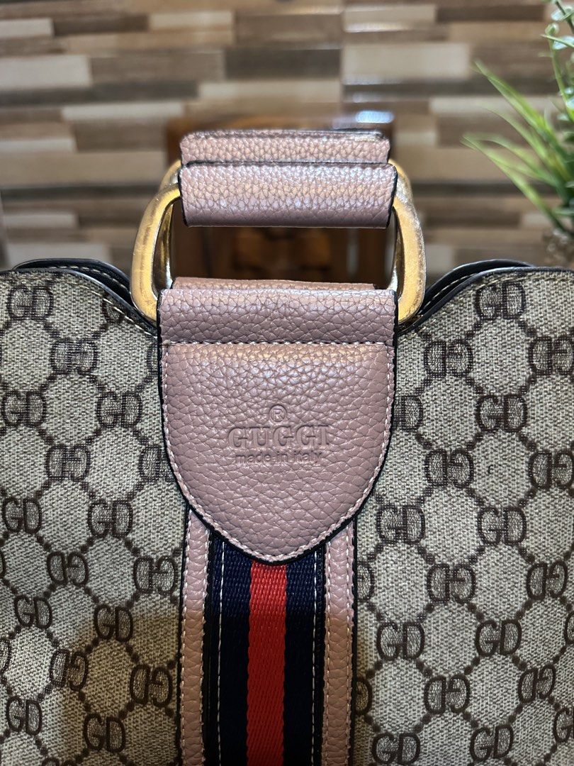 Dusky Pink Monogram Structured Top Handle Shoulder Bag / Crossbody (Category: Luxury Bags & Wallets) located in Caloocan City. Submitted by kristel3094 (Listing ID 1462159641, Image 3). Description: .