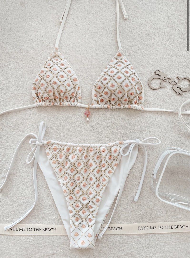 Eighth Mermaid Capri set in Dream (Category: Bikinis & Swimsuits) located in Valenzuela. Submitted by shopmystyle__ (Listing ID 1462090873, Image 1). Description: Used once for a shoot Good as new Medium on tag Fits small to semi large frame.