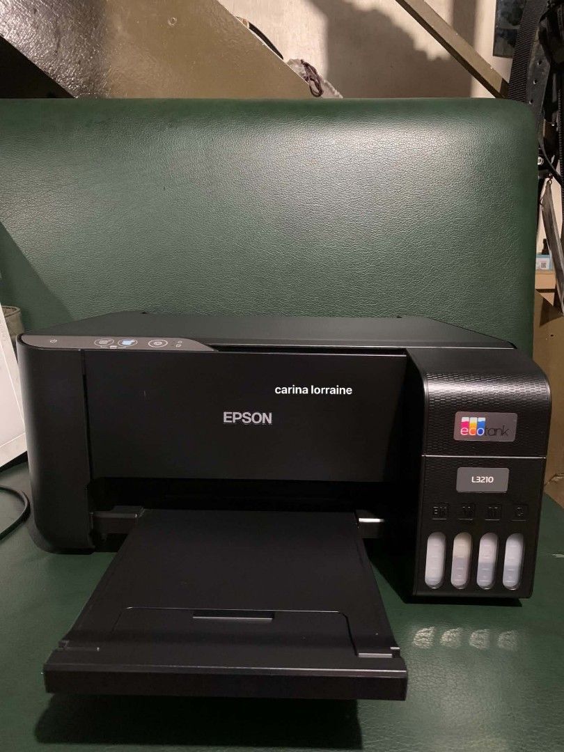 epson l3210 printer (Category: Printers, Scanners & Copiers) located in Manila. Submitted by kgonzales.2nd (Listing ID 1462094882, Image 1). Description: EPSON L3210 3in1 PRINTER ✅ Print ( Short, A4, Long ) ✅ Photocopy ( Short & A4 ) ✅ Scan ( Short & A4 ) ✅ Borderless Printing ✅ Continuous Ink ✅ Ecotank ✅ Power cord & USB cord Pick up and Lalamove. ₱4,500 FREE 1 SET NG INK.