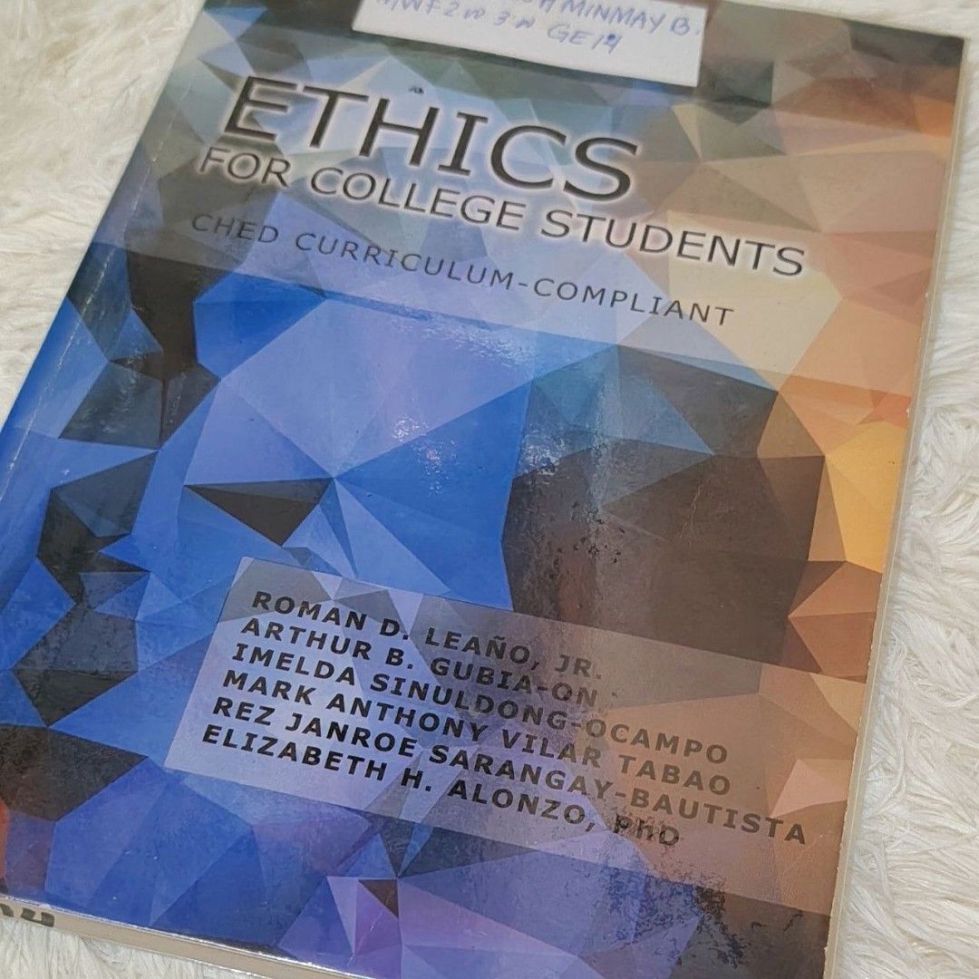 Ethics College Textbook Book Academic Study Review Advance Notes Notebook Student Teacher (Category: Textbooks) located in Rizal. Submitted by faeriedearie (Listing ID 1462182970, Image 2). Description: ˚ʚ♡ɞ˚ Integral Calculus Book˚ʚ♡ɞ˚ 𖹭 Preloved but handled with care. No ripped pages or any highlighter used on it, all the activities are also left with nothing written on it. This book has my name written but just ignore it ꒰⁠⑅⁠ᵕ⁠༚⁠ᵕ⁠꒱⁠˖⁠♡ ˚ʚ♡ɞ˚