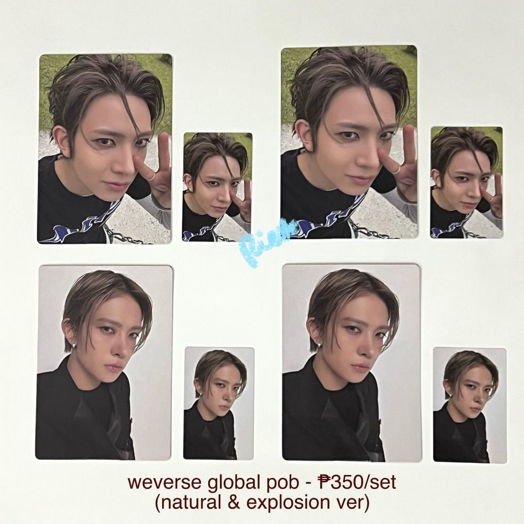 EVAN Weverse Global Preorder Benefit (Category: K-Wave Merchandise) located in Quezon City. Submitted by korieyah (Listing ID 1462100540, Image 1). Description: EVAN Death of Me Album Weverse Global POB Photocard/Photo Standee Natural and Explosion ver onhand & ready to ship Price: P350/set mop: UB/Maribank mod: j&t/sdd (from QC) payo/1 week dop.