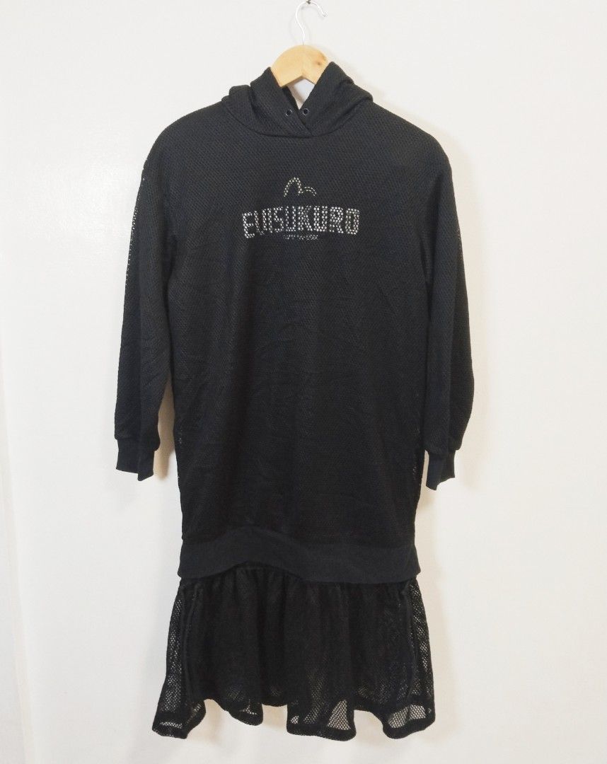 Evisu Kuro Long Dress (Category: Sets or Coordinates) located in Pateros City. Submitted by blashjunks.y2k (Listing ID 1462235210, Image 3). Description: EVISUKURO LONG DRESS SIZE XS ON TAG 43" LENGTH 21" WIDTH 750PHP MSG US.