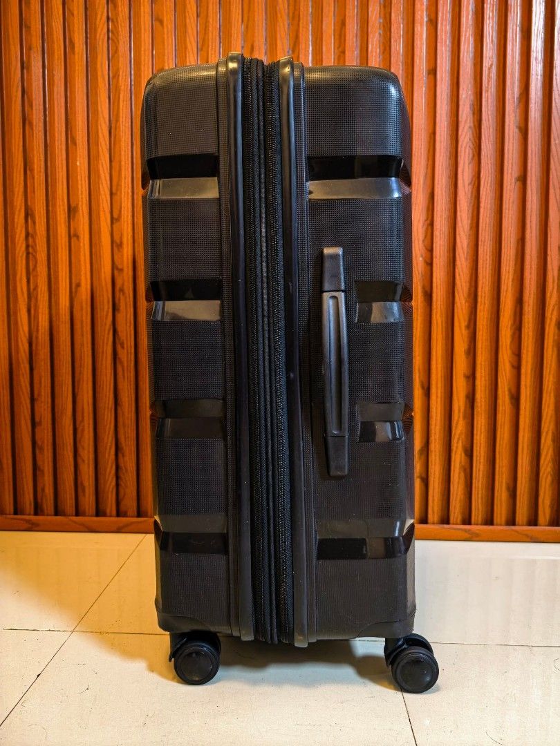 Exact by Ace Japan (Category: Luggage) located in Manila. Submitted by jzjapansurplus (Listing ID 1462094585, Image 3). Description: Brand: Exact by "ACE Japan" 🇯🇵 Original From Japan ✅ 💯 Legit Brand ✅ Medium Check luggage ✅ H25" xW17" x D11.5-13 Inches ✅ High Quality Body ✅ Heavy Duty Guaranteed ✅ Made from Polypropylene plastic ✅ Impact Resistant 💪 ✅ 360° Wheels All smooth ✅ Telescopic Aluminum Handle ✅ Lightweigt Yet Durable Body! ✅ Multi 