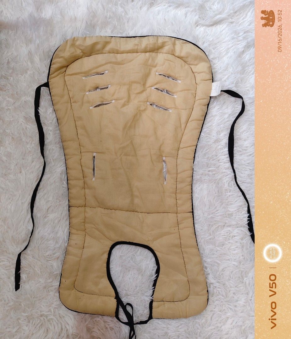 EZEFINDS Cow Print Stroller Liner Pad (Category: Strollers) located in Cainta. Submitted by Ezefinds (Listing ID 1462088969, Image 3). Description: -Preloved Manage Expectation -Needs Wash - Adorable cow print design - Reversible with a plain tan side - Padded for extra comfort - Built-in straps for secure attachment - Fits most standard strollers - Easy to clean and maintain.