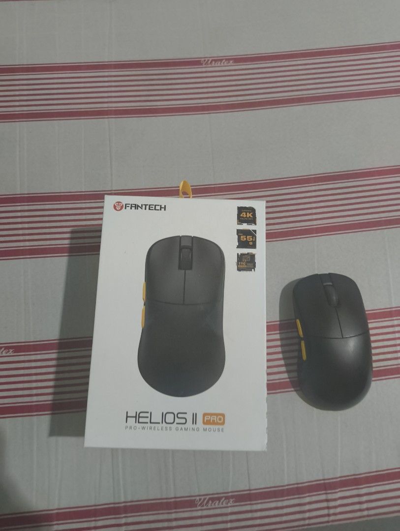 Fantech Helios II Pro Wireless Gaming Mouse (Category: Mouse & Mousepads) located in Manila. Submitted by ishraelguzman (Listing ID 1462159382, Image 2). Description: Negotiable ✅ Original Fantech Helios II Pro ✅ Wireless / Wired / Bluetooth ✅ PixArt 3395 Sensor ✅ Up to 26,000 DPI ✅ Up to 4K polling rate ✅ 55g lightweight ✅ 6 programmable buttons ✅ Black color 📌 Good condition / lightly used RFS: Switching to another mouse Meet up las piñas and 