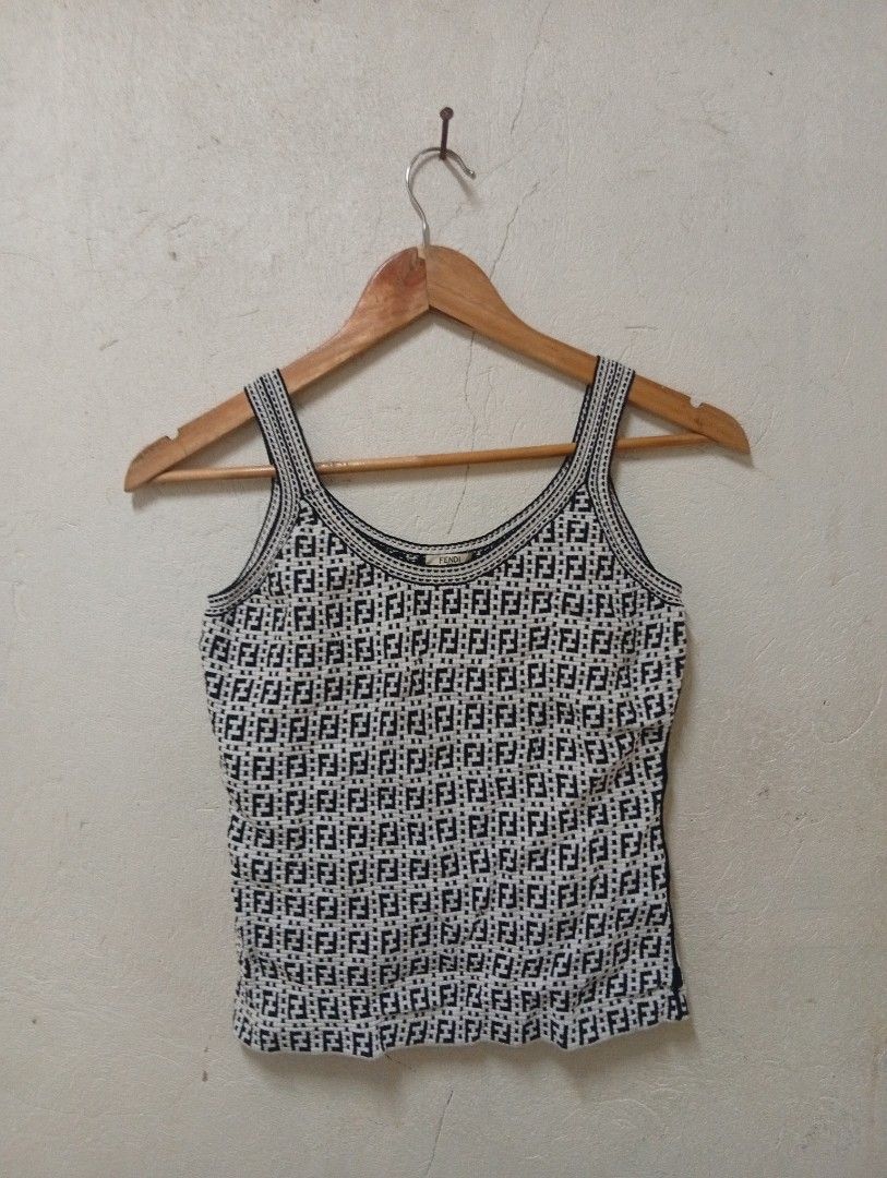 Fendi Knitted (Category: Sleeveless) located in Manila. Submitted by jaylordfermilan (Listing ID 1462117150, Image 1). Description: Cr:10/10 Dimes: 14x18 As new condition.