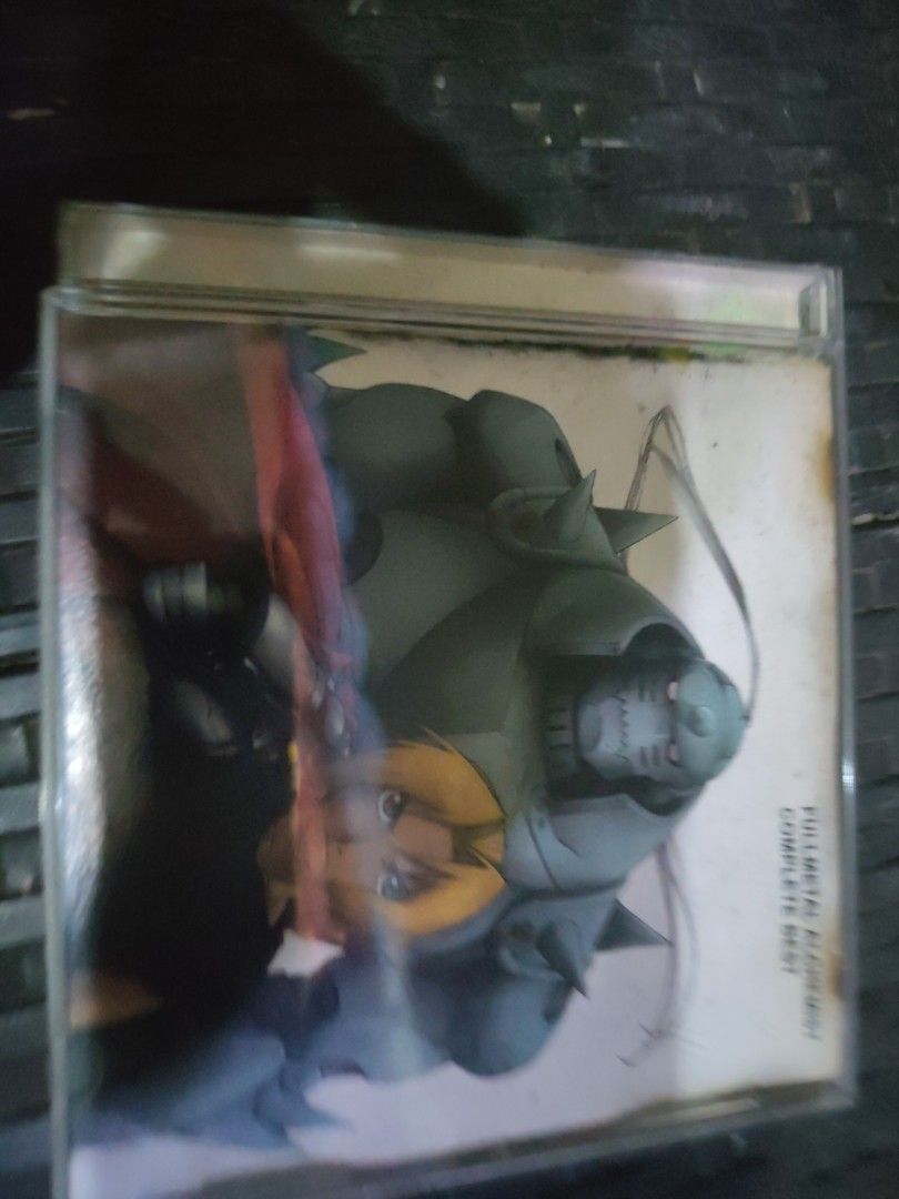 Fullmetal Alchemist Complete Best CD Soundtrack (Category: CDs & DVDs) located in Quezon City. Submitted by elmerbayaban304 (Listing ID 1462241425, Image 1). Description: - Fullmetal Alchemist Complete Best CD - Features artwork of Edward Elric and Alphonse Elric - Perfect for fans of the anime - CD has light scratches (plays fine) - Case shows some wear.
