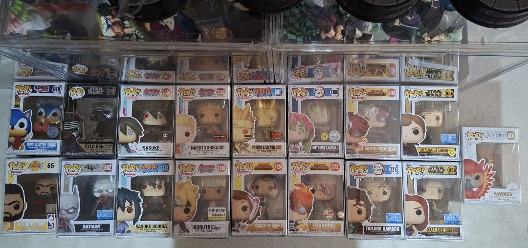 Funko Pop Figures For Sale (Category: Designer & Blind Box Toys) located in Manila. Submitted by edromelmo64155 (Listing ID 1462072972, Image 1). Description: For Sale, with used protectors and brand new protector. Can give additional discount for two or more purchases. PM if may counter offer sa price. No lowballing. RFS: Decluttering 🥷🏻Naruto Naruto Kurama Link Mode 1465 - 1.2k Naruto Hokage 724 - 800 Sasuke 1040 - 700 Sasuke 1436 - 900 Borut