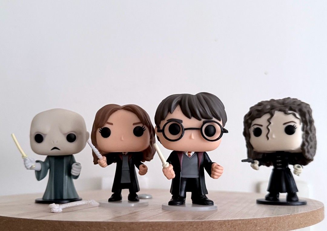 FunkoVerse Strategy Game Harry Potter (Category: Designer & Blind Box Toys) located in Manila. Submitted by shinderella15 (Listing ID 1462098124, Image 1). Description: - FunkoVerse Strategy Game: Harry Potter Edition - Includes 4 collectible Funko Pop figures: Harry Potter, Hermione Granger, Lord Voldemort, and Bellatrix Lestrange - Comes with game board tiles for strategic play - Features character cards for enhanced gameplay - Ideal for fans o
